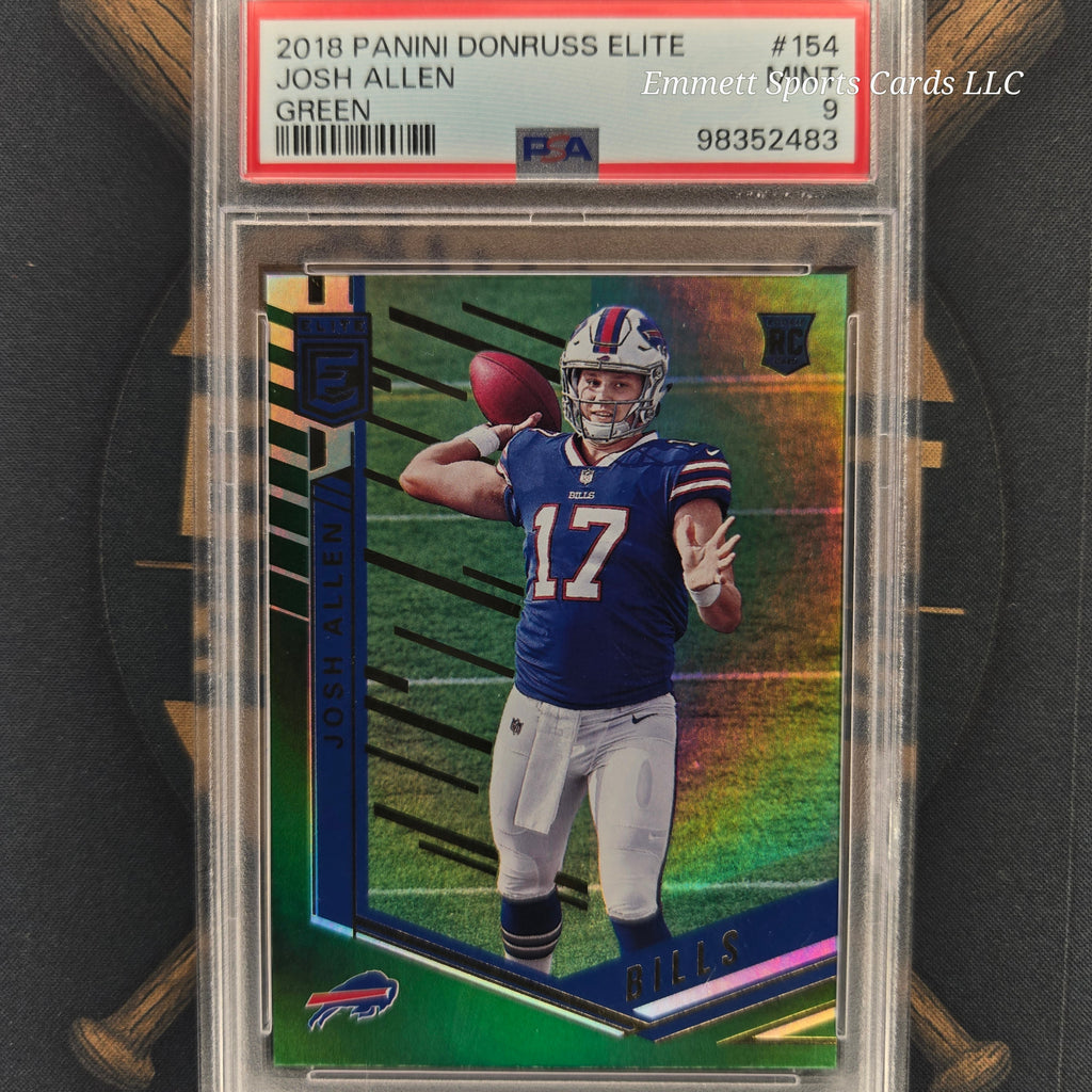 2018 Panini Elite Josh Allen Base Rookie | The Break Room Cards-1