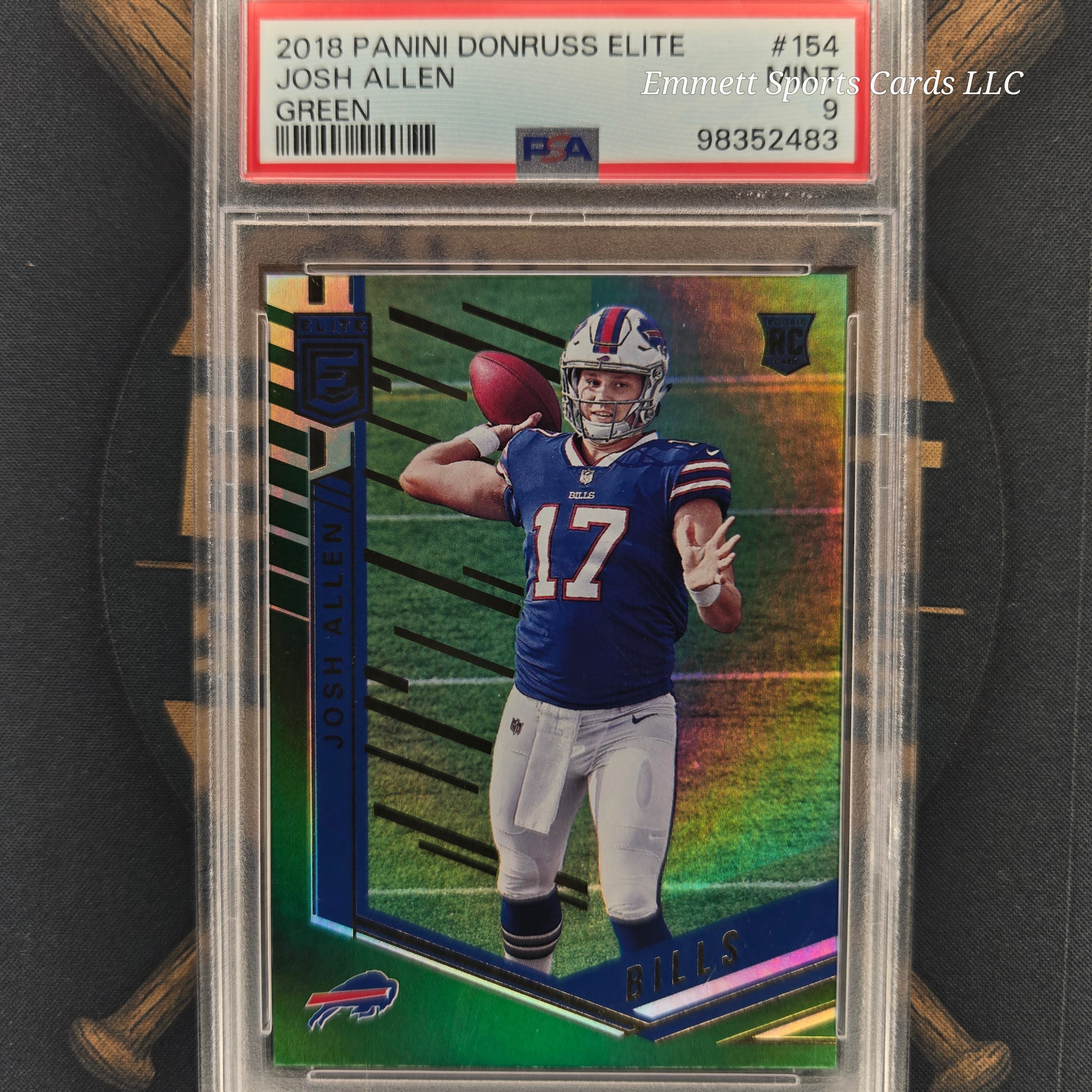 2018 Panini Elite Josh Allen Base Rookie | The Break Room Cards-1