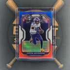2020 Panini Prizm Justin Jefferson Red White & Blue RC | The Break Room Cards™-1