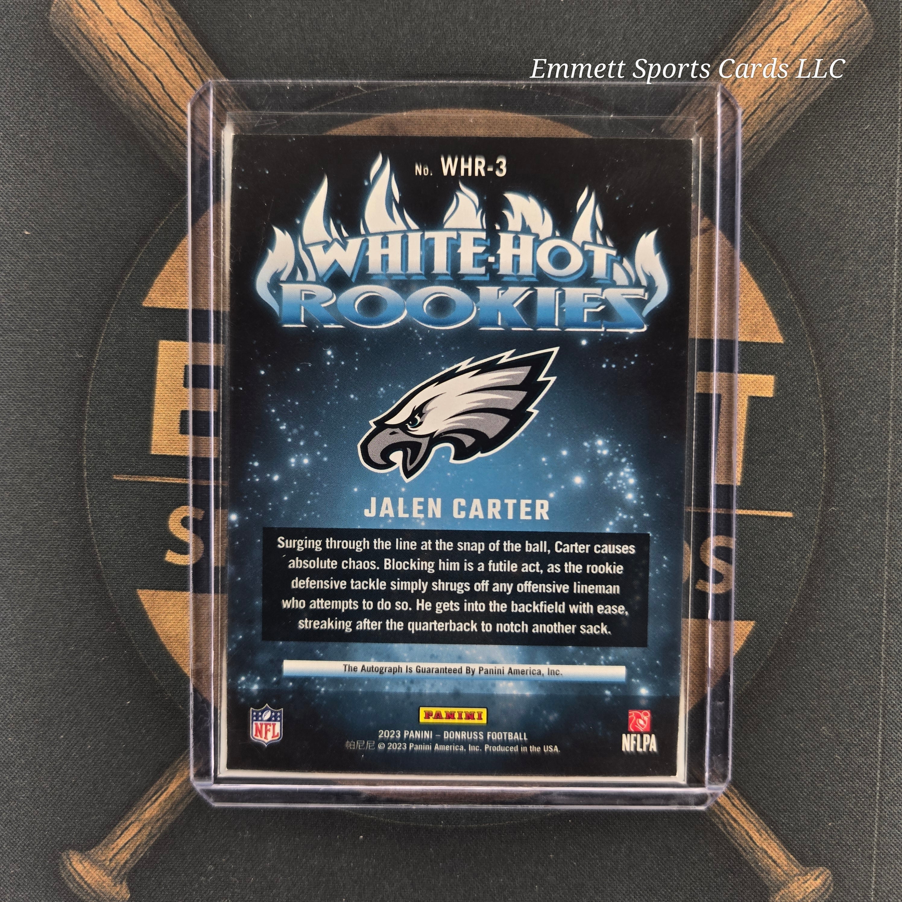 2023 Panini Donruss Jalen Carter White Hot Rookies | The Break Room Cards-2