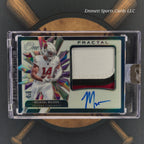 2023 Panini One Michael Wilson Rookie Fractal Patch Auto /60 | The Break Room Cards-1