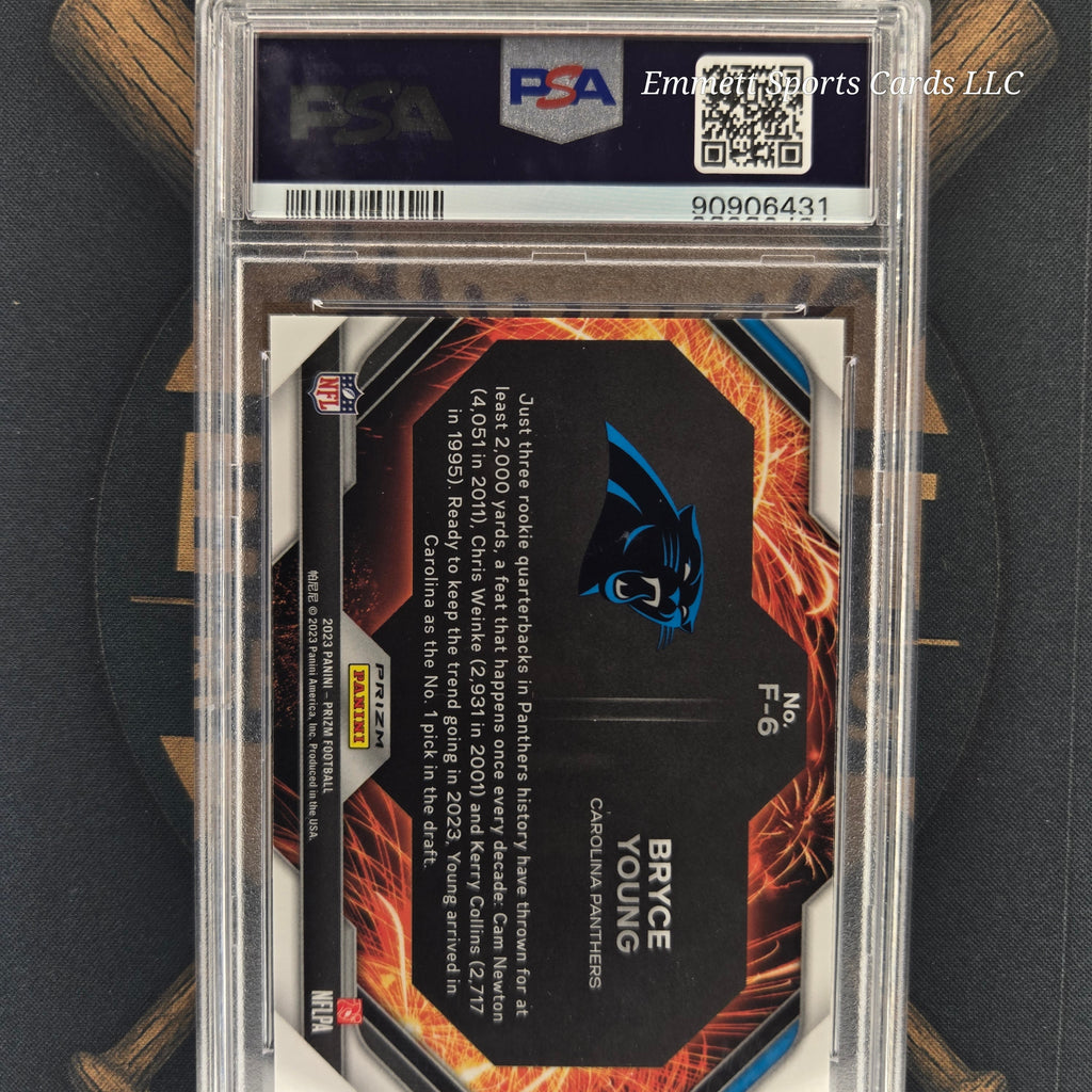 2023 Panini Prizm Bryce Young Fireworks Green | The Break Room Cards-2