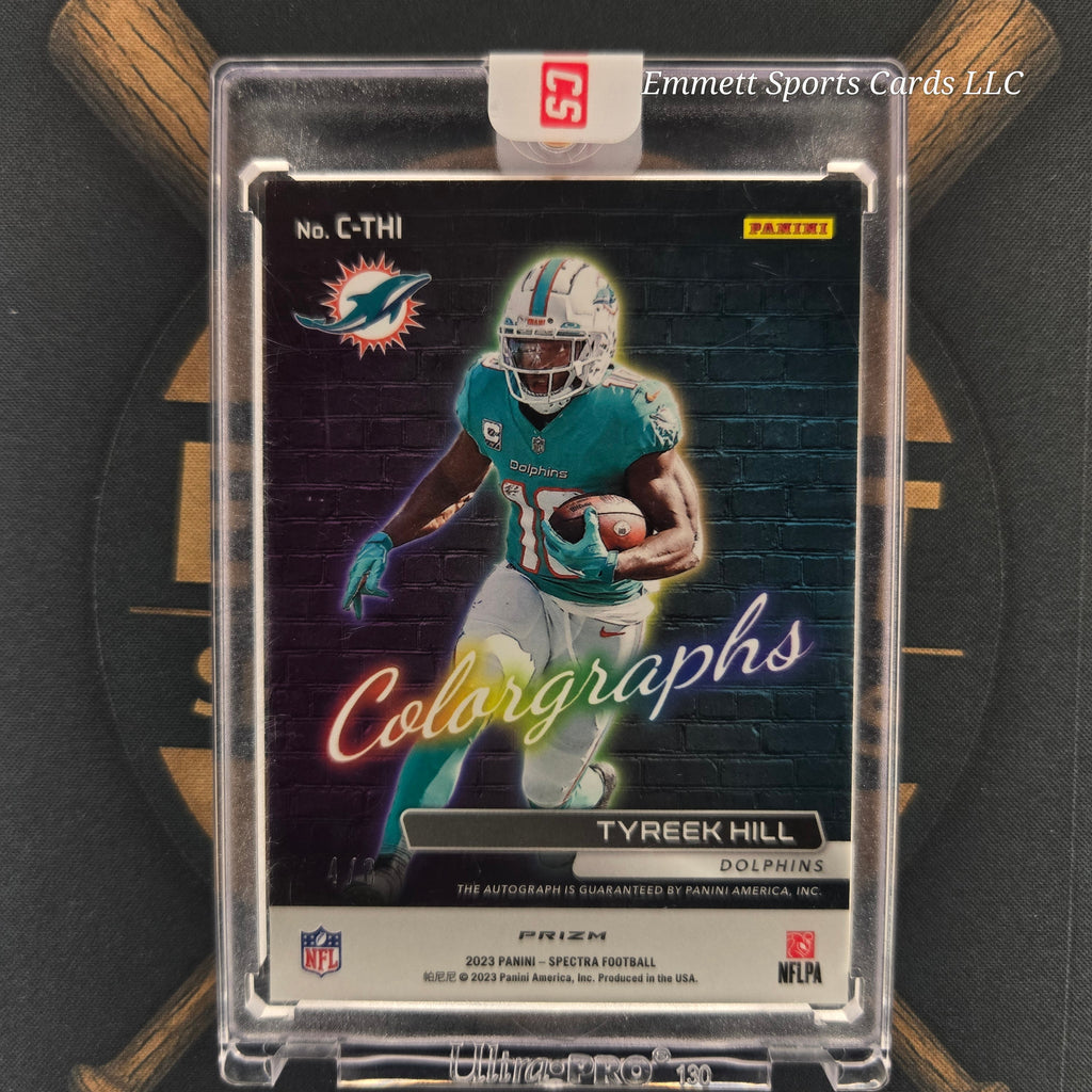 2023 Panini Spectra Tyreek Hill Colorgraphs Auto /8 | The Break Room Cards-2