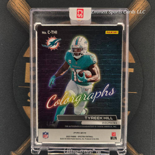 2023 Panini Spectra Tyreek Hill Colorgraphs Auto /8 | The Break Room Cards-2