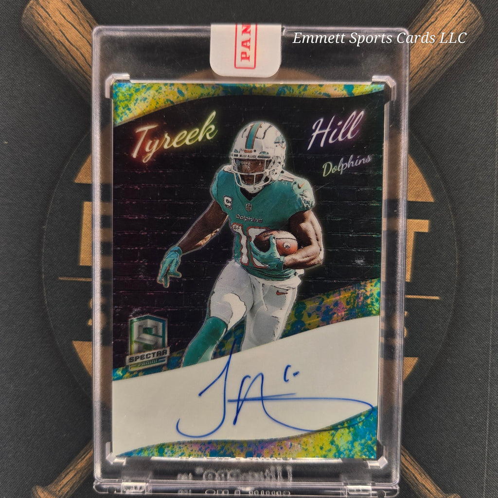 2023 Panini Spectra Tyreek Hill Colorgraphs Auto /8 | The Break Room Cards-1