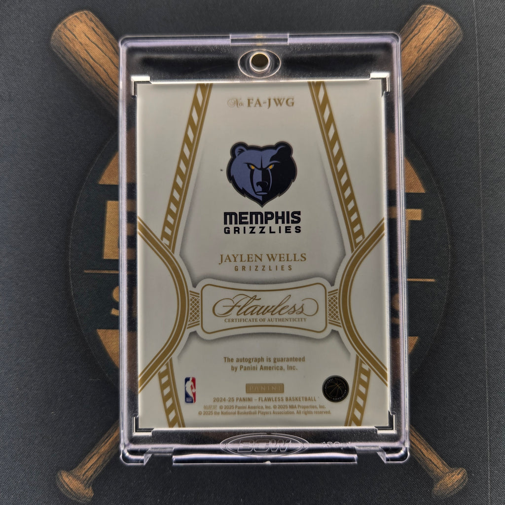 2024-25 Panini Flawless Jaylen Wells Flawless Autographs | The Break Room Cards™-2