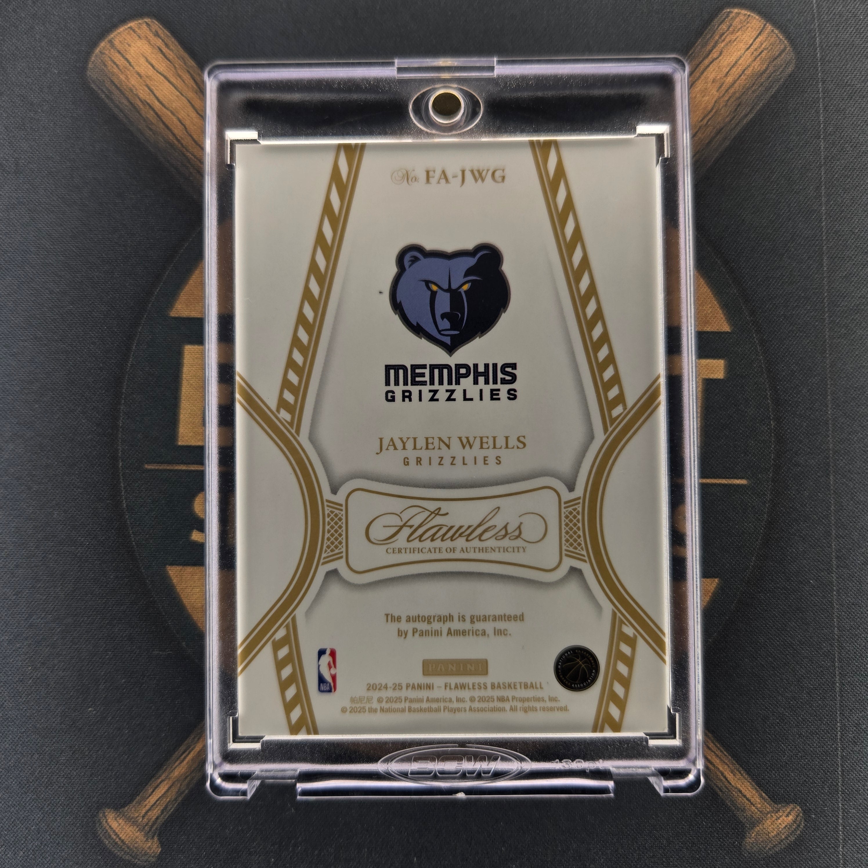 2024-25 Panini Flawless Jaylen Wells Flawless Autographs | The Break Room Cards™-2