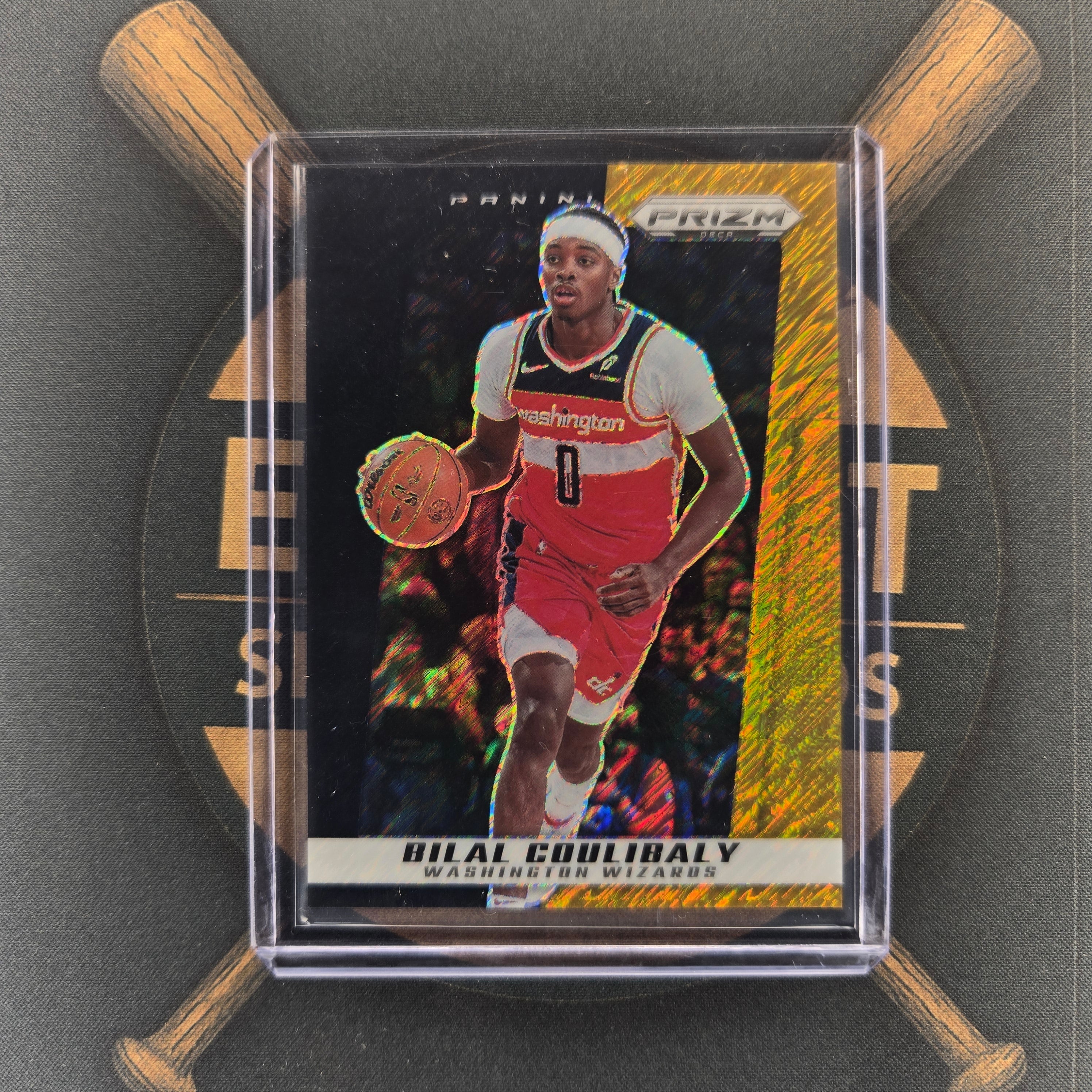 2024-25 Panini Prizm Deca Bilal Coulibaly Gold Shimmer Prizm FOTL | The Break Room Cards™-1