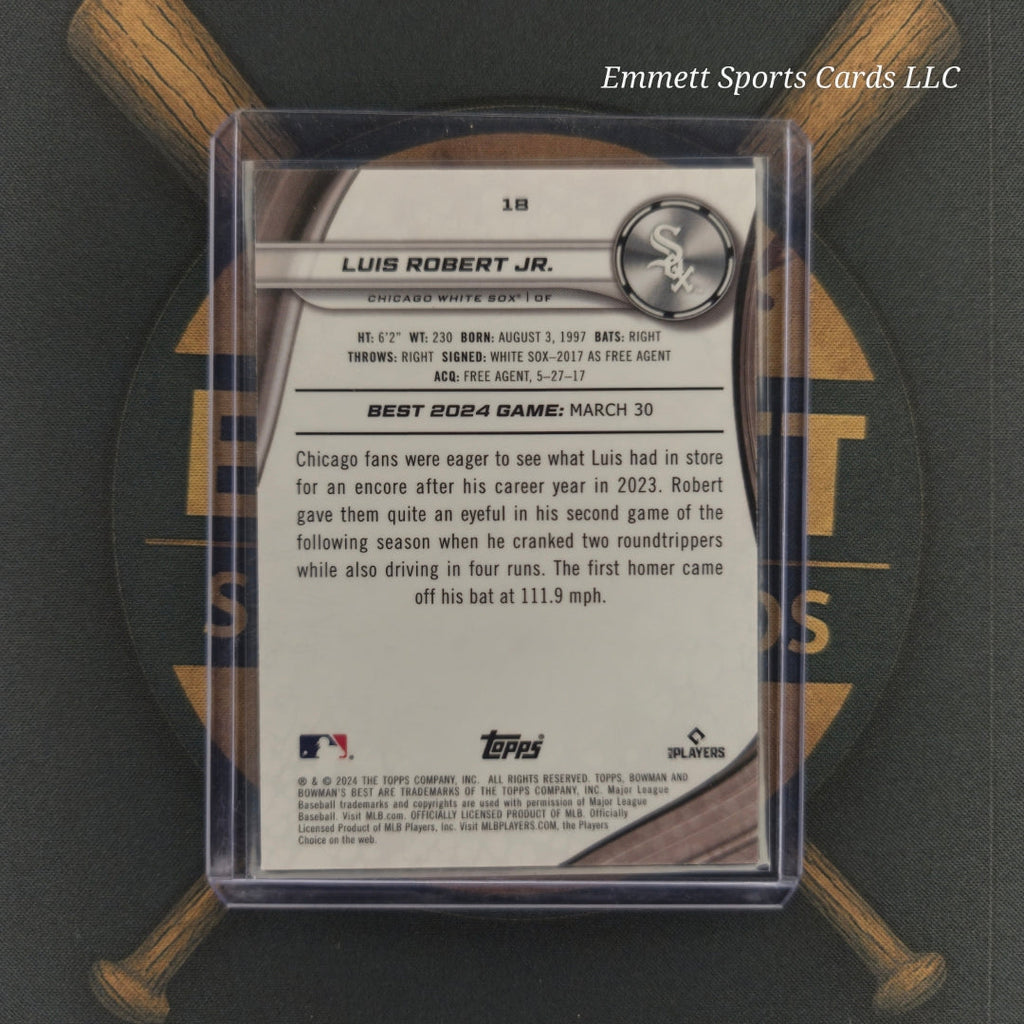 2024 Bowman Best Luis Robert Mini-Diamond Refractor /299 | The Break Room Cards-2