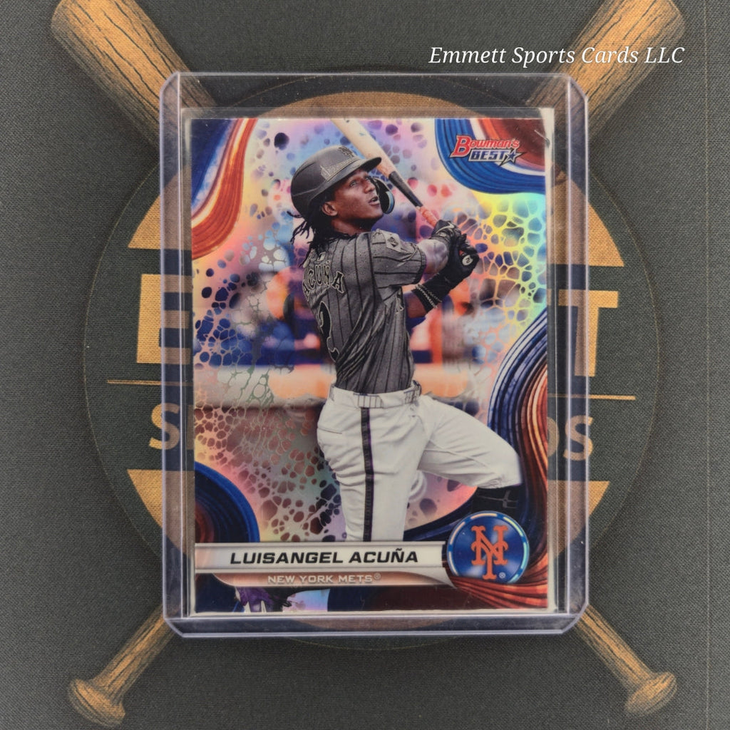 2024 Bowman Best Luisangel Acuna Refractor | The Break Room Cards-1