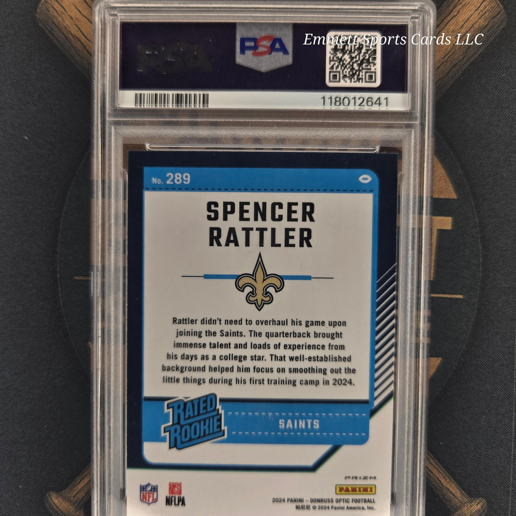 2024 Donruss Optic Spencer Rattler Rated Rookie Holo | The Break Room Cards-2