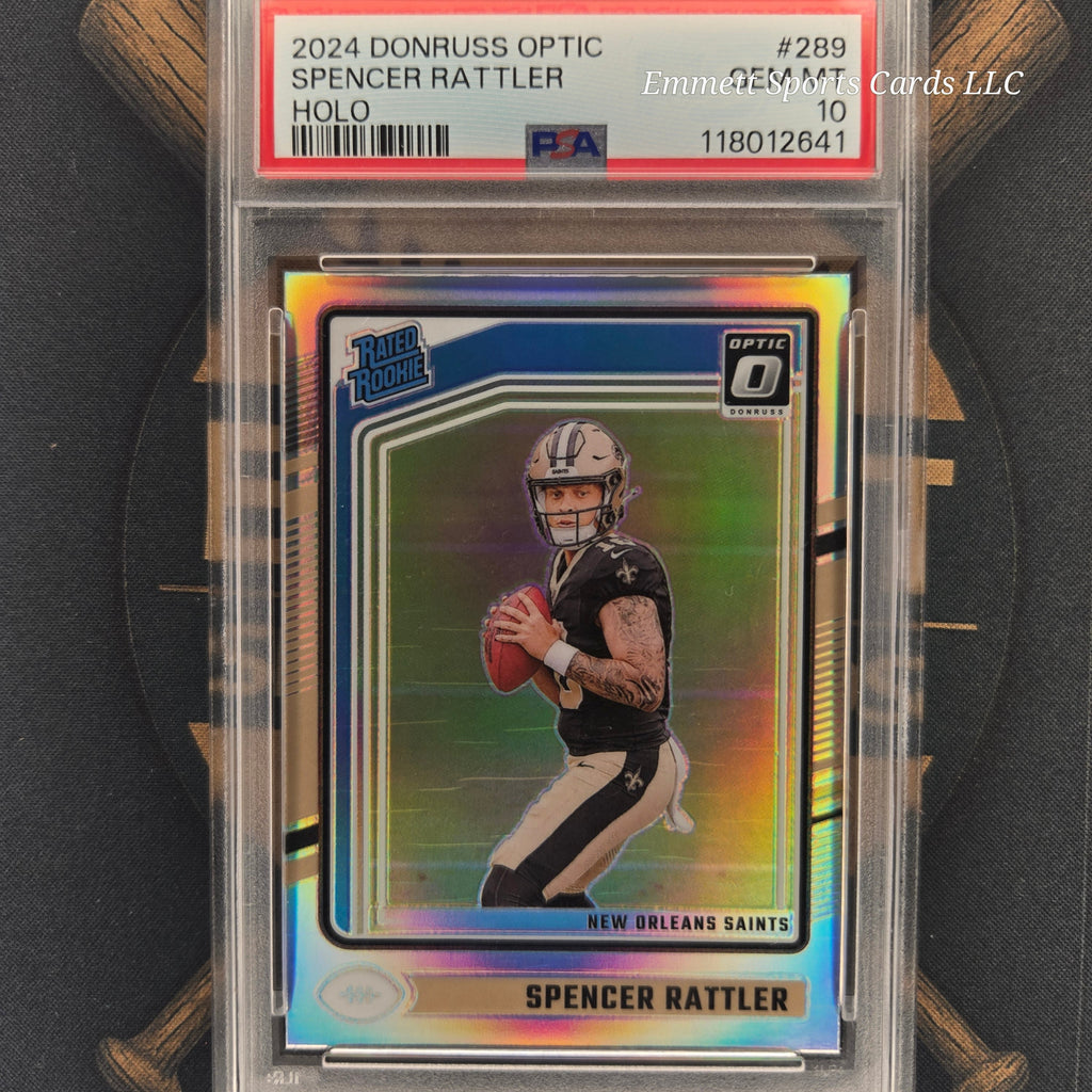2024 Donruss Optic Spencer Rattler Rated Rookie Holo | The Break Room Cards-1