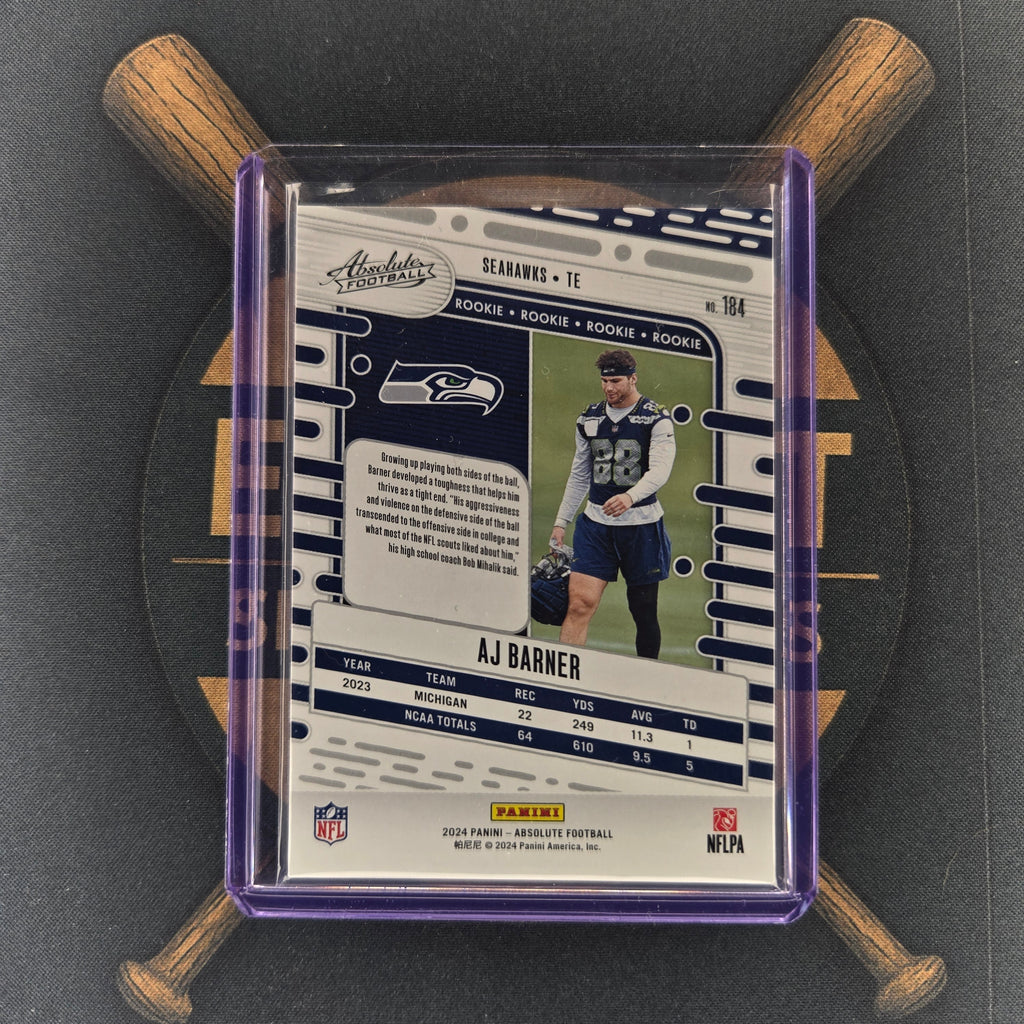 2024 Panini Absolute AJ Barner Spectrum | The Break Room Cards™-1-2