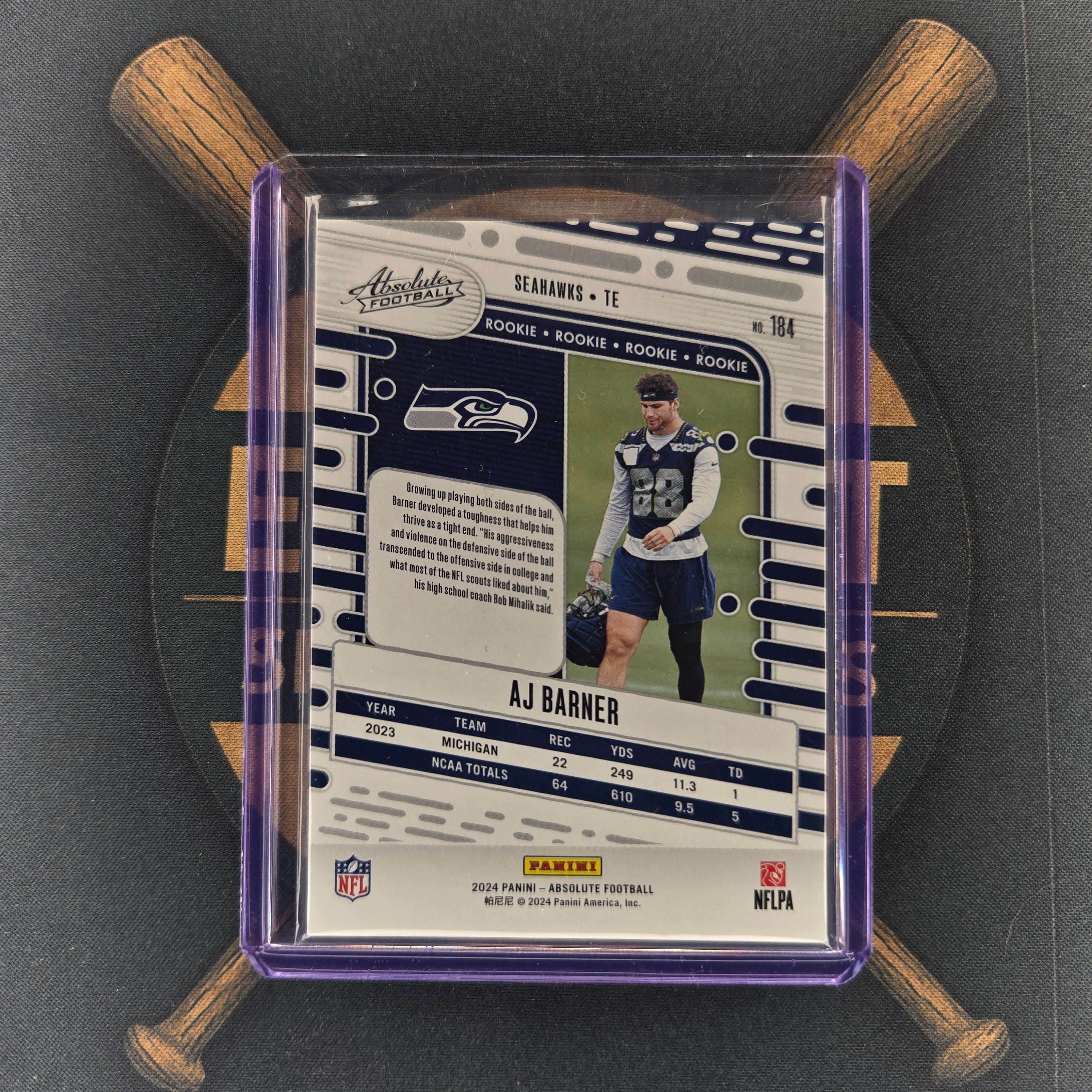 2024 Panini Absolute AJ Barner Spectrum | The Break Room Cards™-1-2