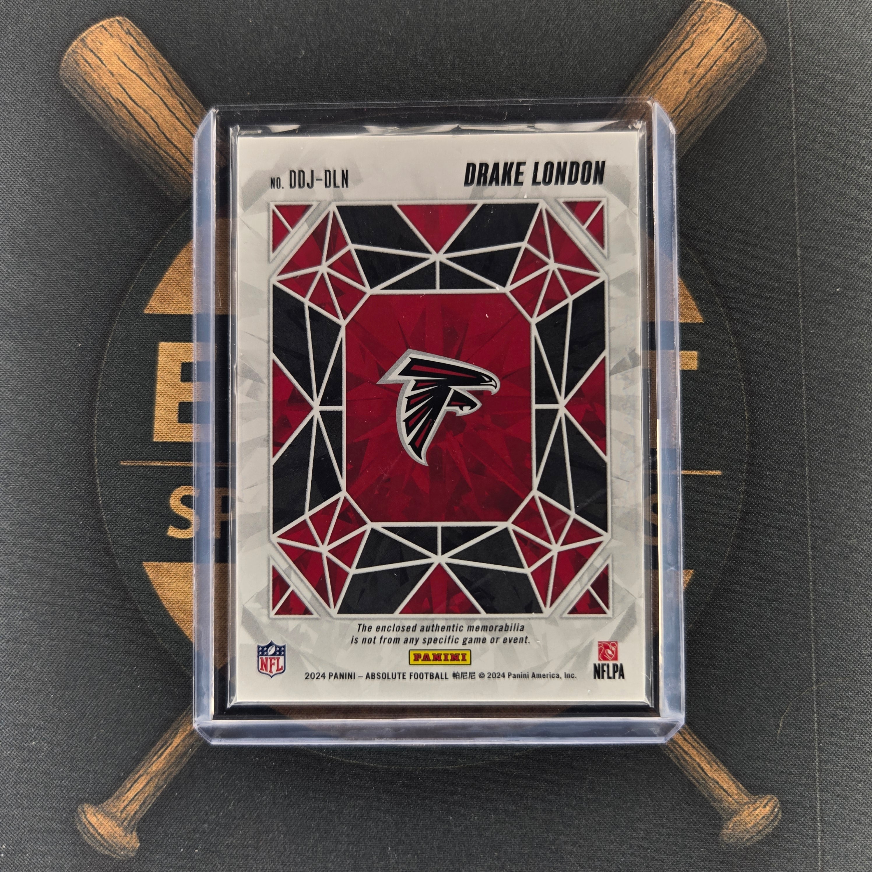 2024 Panini Absolute Drake London Draft Diamonds Patch | The Break Room Cards™-1-2