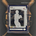 2024 Panini Clearly Donruss Bo Nix Blue Rated Rookie RC /49 | The Break Room Cards-2