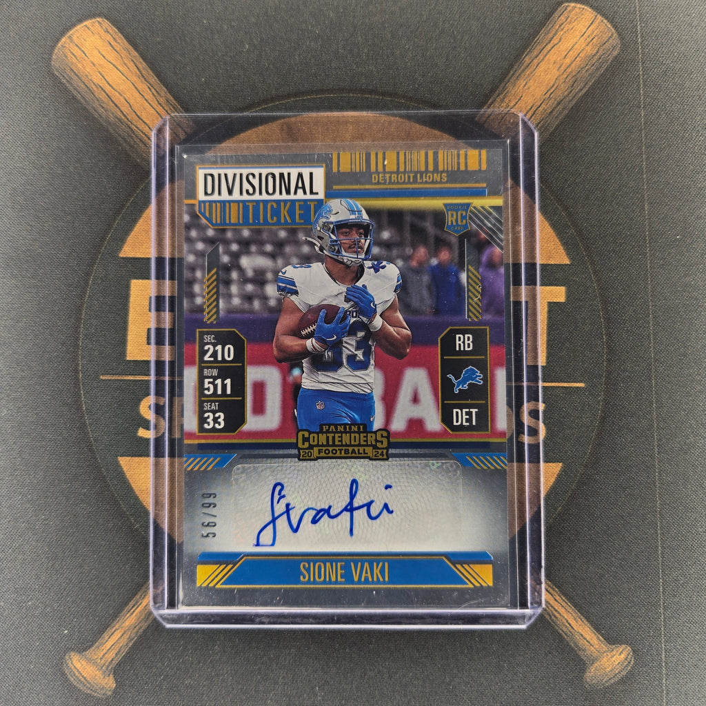 2024 Panini Contenders Sione Vaki Divisional Ticket Auto | The Break Room Cards™-1