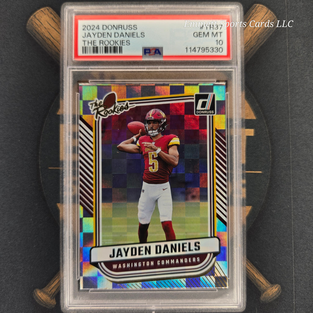 2024 Panini Donruss Jayden Dainels The Rookies PSA 10 | The Break Room Cards™ -1
