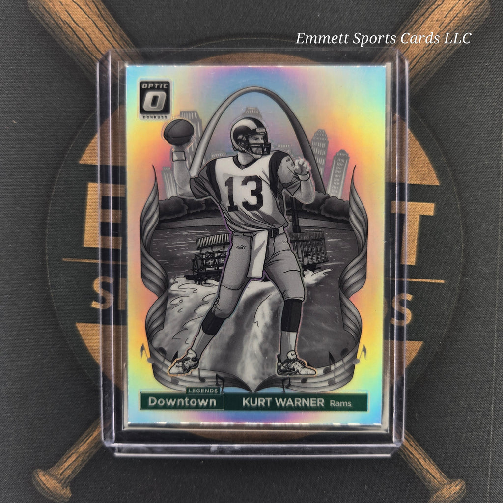 2024 Panini Optic Kurt Warner Downtown Insert | The Break Room Cards-1
