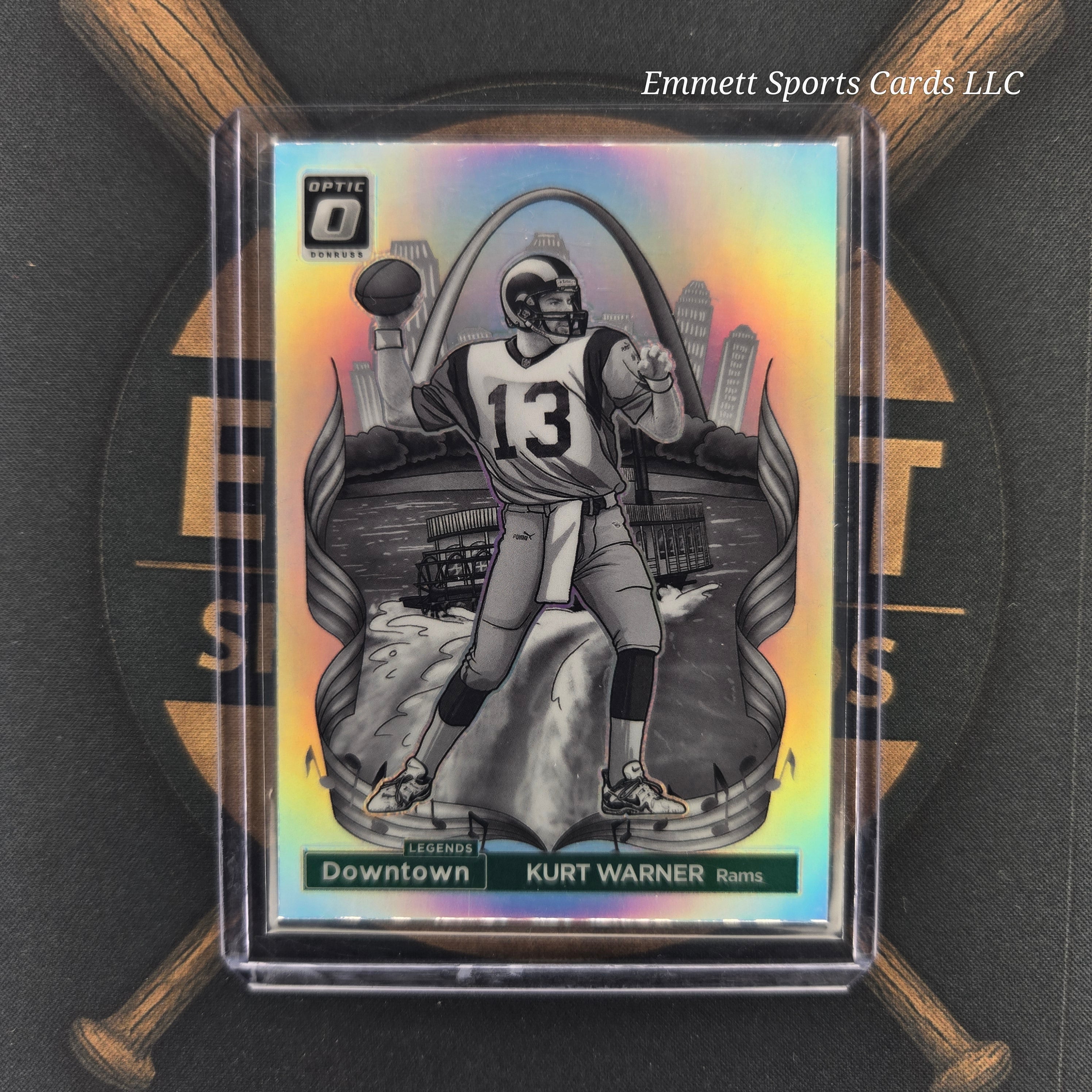 2024 Panini Optic Kurt Warner Downtown Insert | The Break Room Cards-1