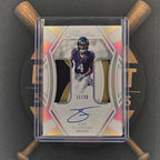 2024 Panini Flawless Zay Flowers Tri-Color Patch Auto | The Break Room Cards™-1