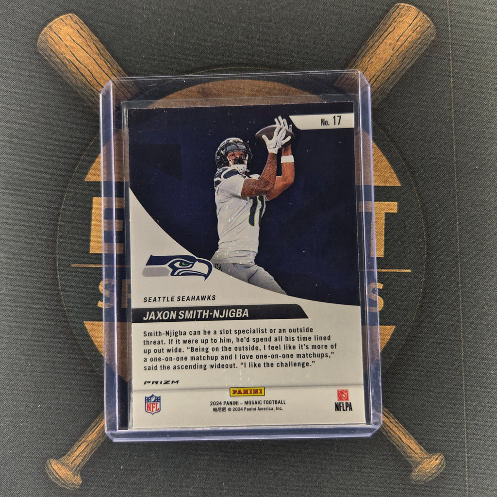 2024 Panini Mosaic Jaxon Smith-Njigba Silver Prizm Elevate | The Break Room Cards™-1-2