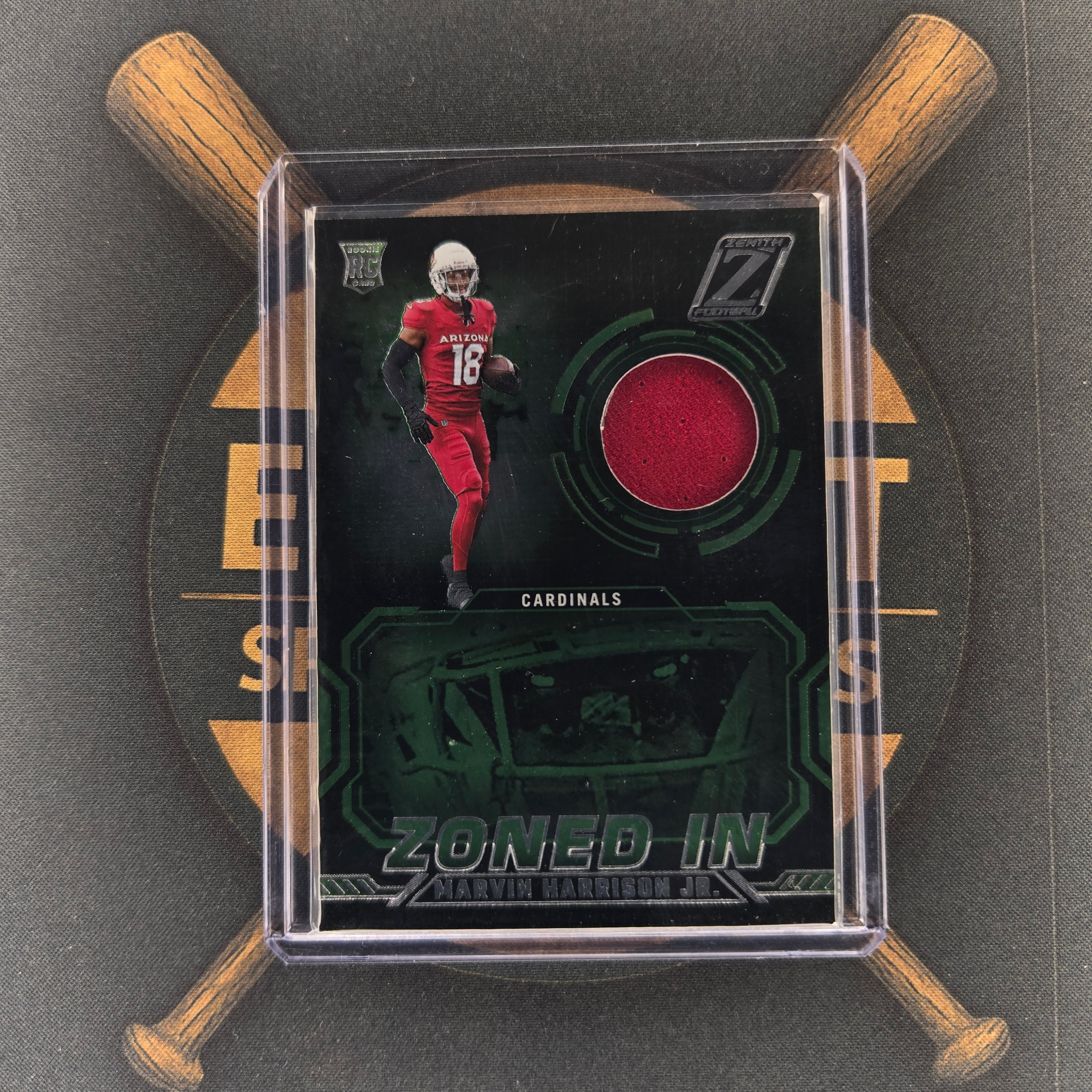 2024 Panini Zenith Marvin Harrison Jr Zoned In Patch | The Break Room Cards™-1