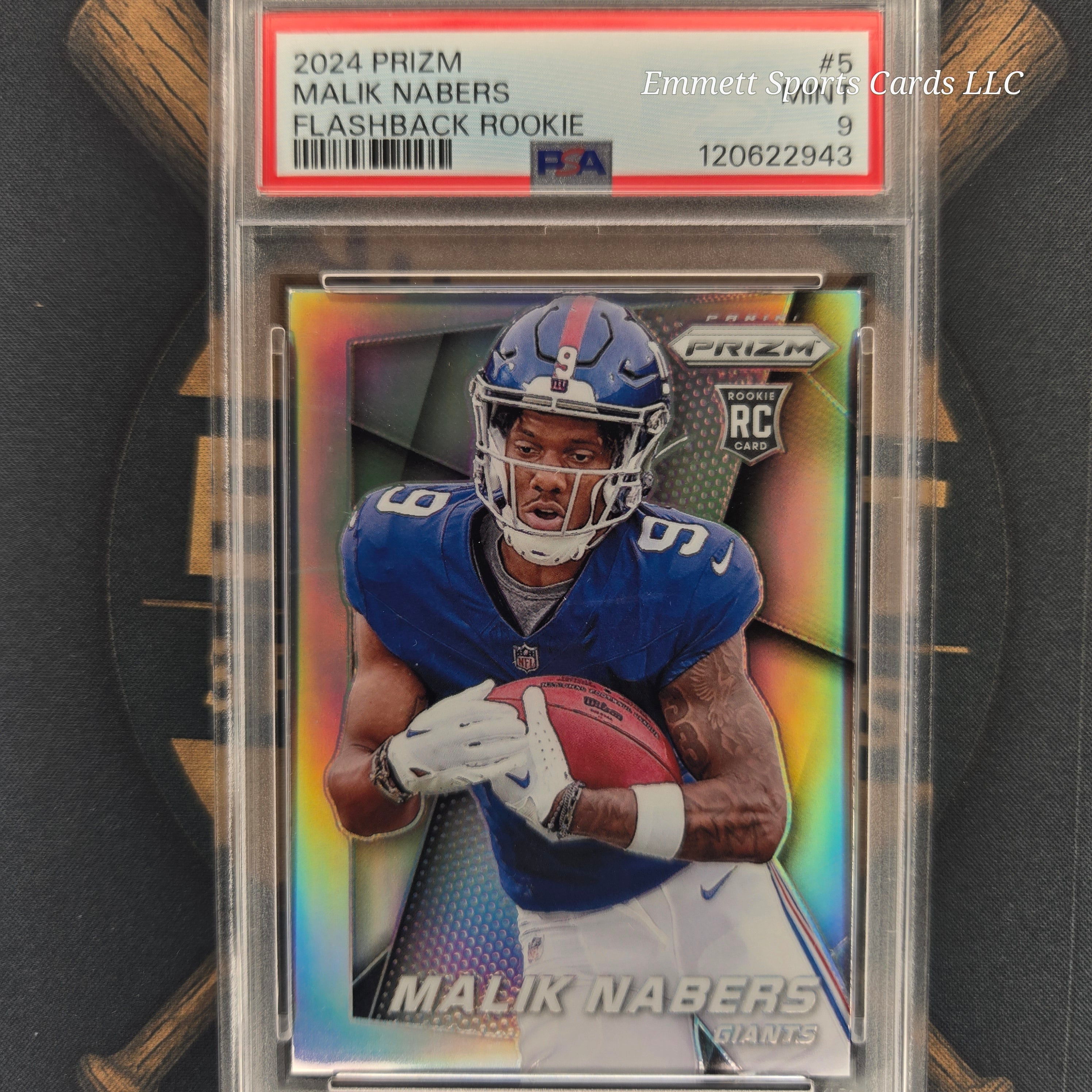 2024 Panini Prizm Malik Nabers Flashback Rookie Silver | The Break Room Cards-1