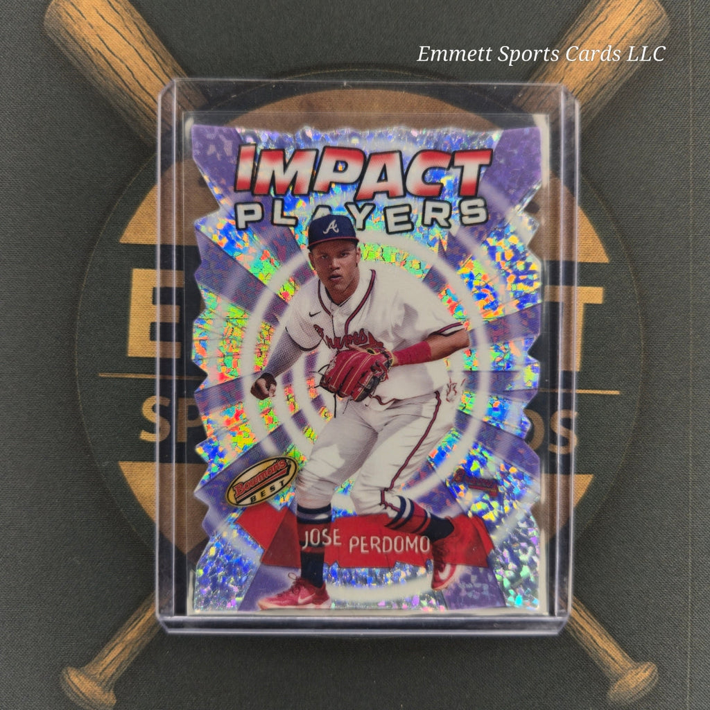 2024 Bowman Best Jose Perdomo Impact Players Mini-Diamond | The Break Room Cards-1