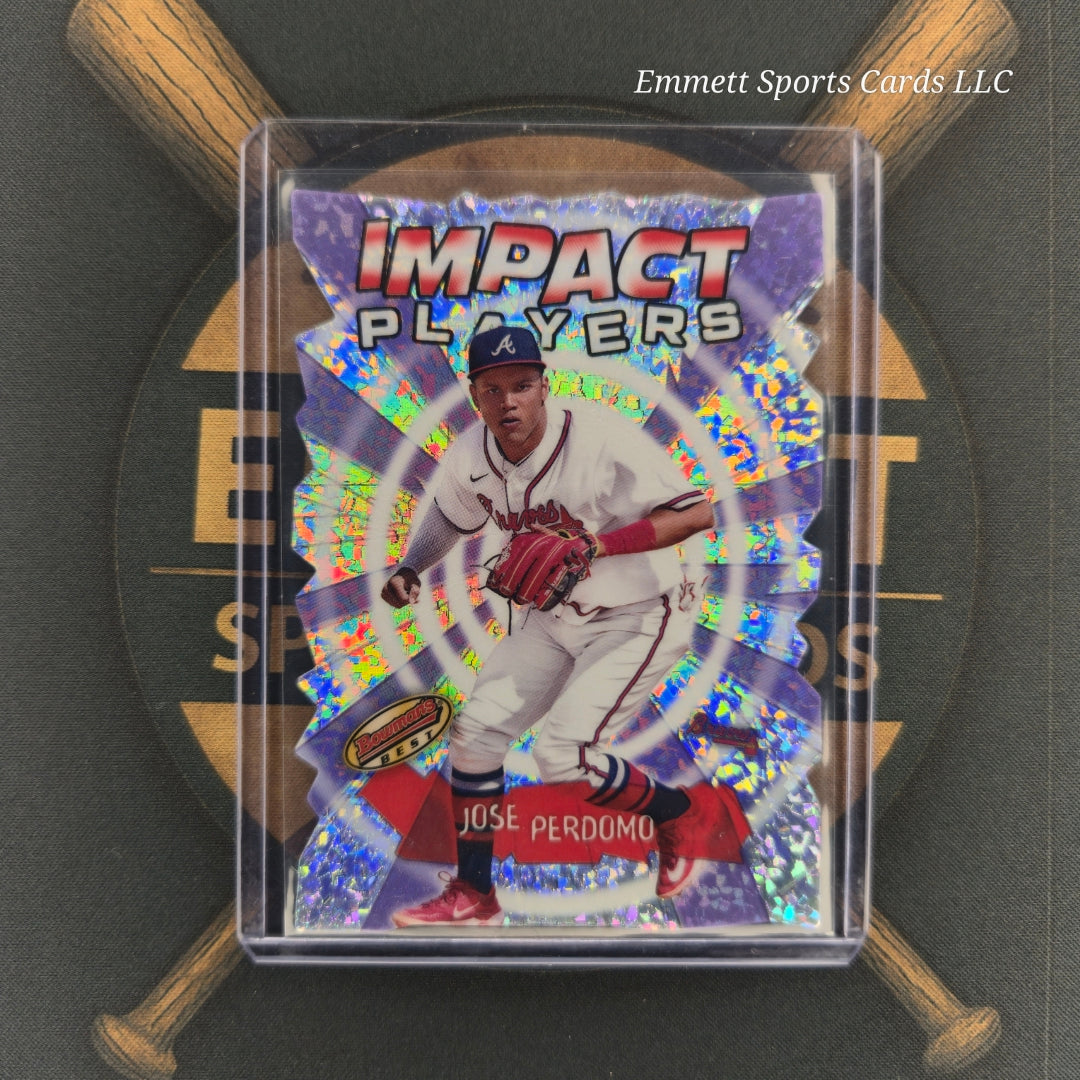 2024 Bowman Best Jose Perdomo Impact Players Mini-Diamond | The Break Room Cards-1