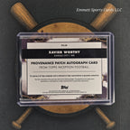 2024 Topps Inception Xavier Worthy Provenance Patch Auto Gold /25 | The Break Room Cards™ -2