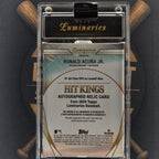2024 Topps Luminaries Ronald Acuna Jr Hit Kings Auto Patch | The Break Room Cards™-2