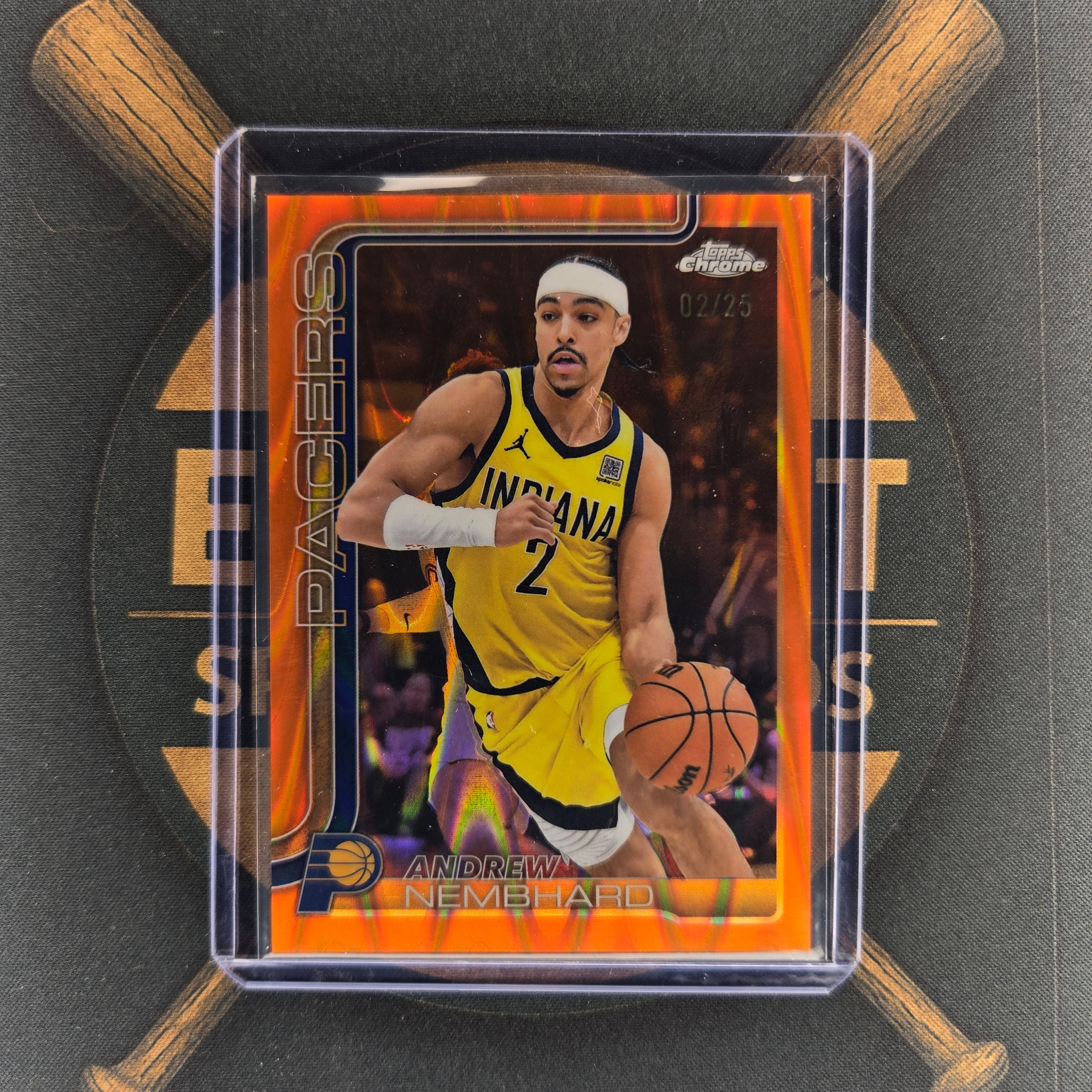 2025-26 Topps Chrome Andrew Nembhard Orange Raywave  |The Break Room Cards™-1