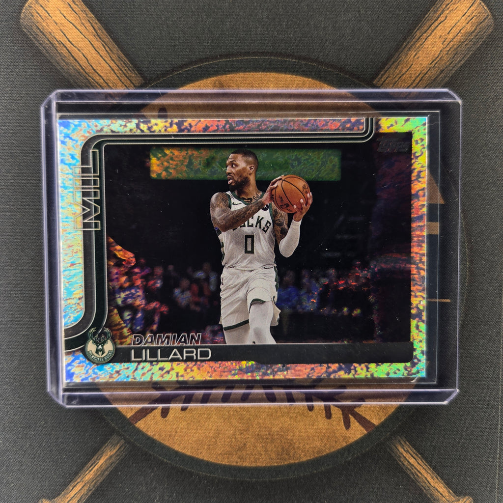 2025-26 Topps Damian Lillard Silver Speckle Foil | The Break Room Cards™-1
