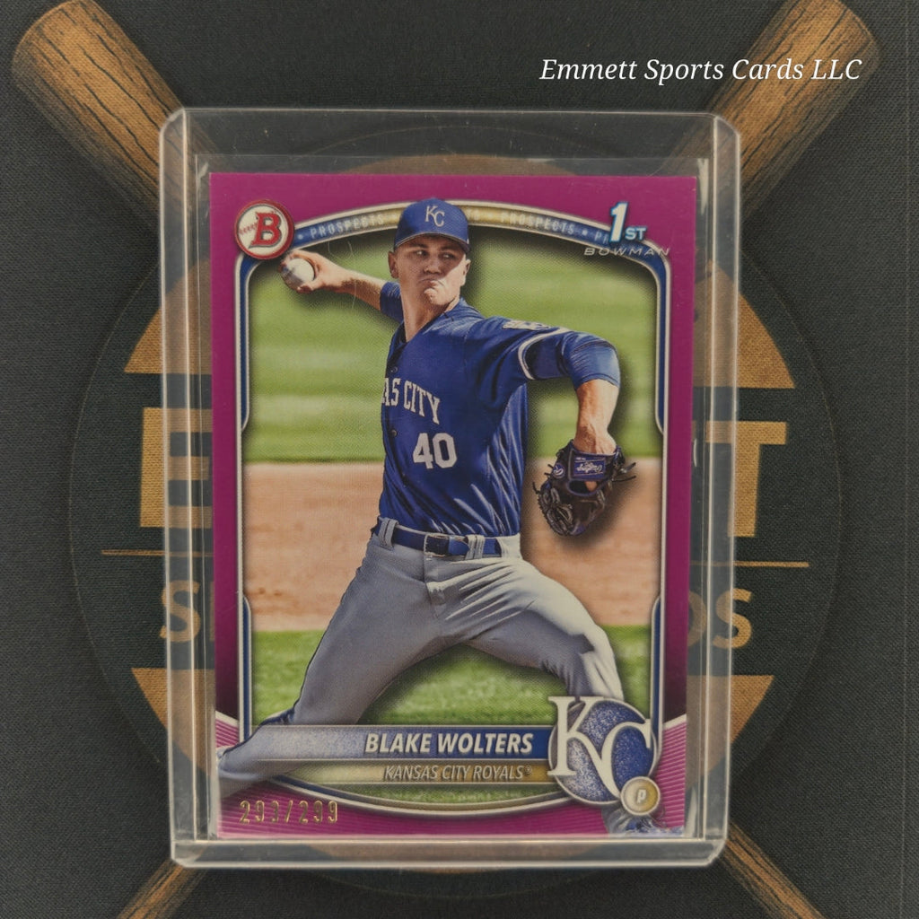 2025 Bowman Blake Wolters Fuschia Parallel /299 | The Break Room Cards-1