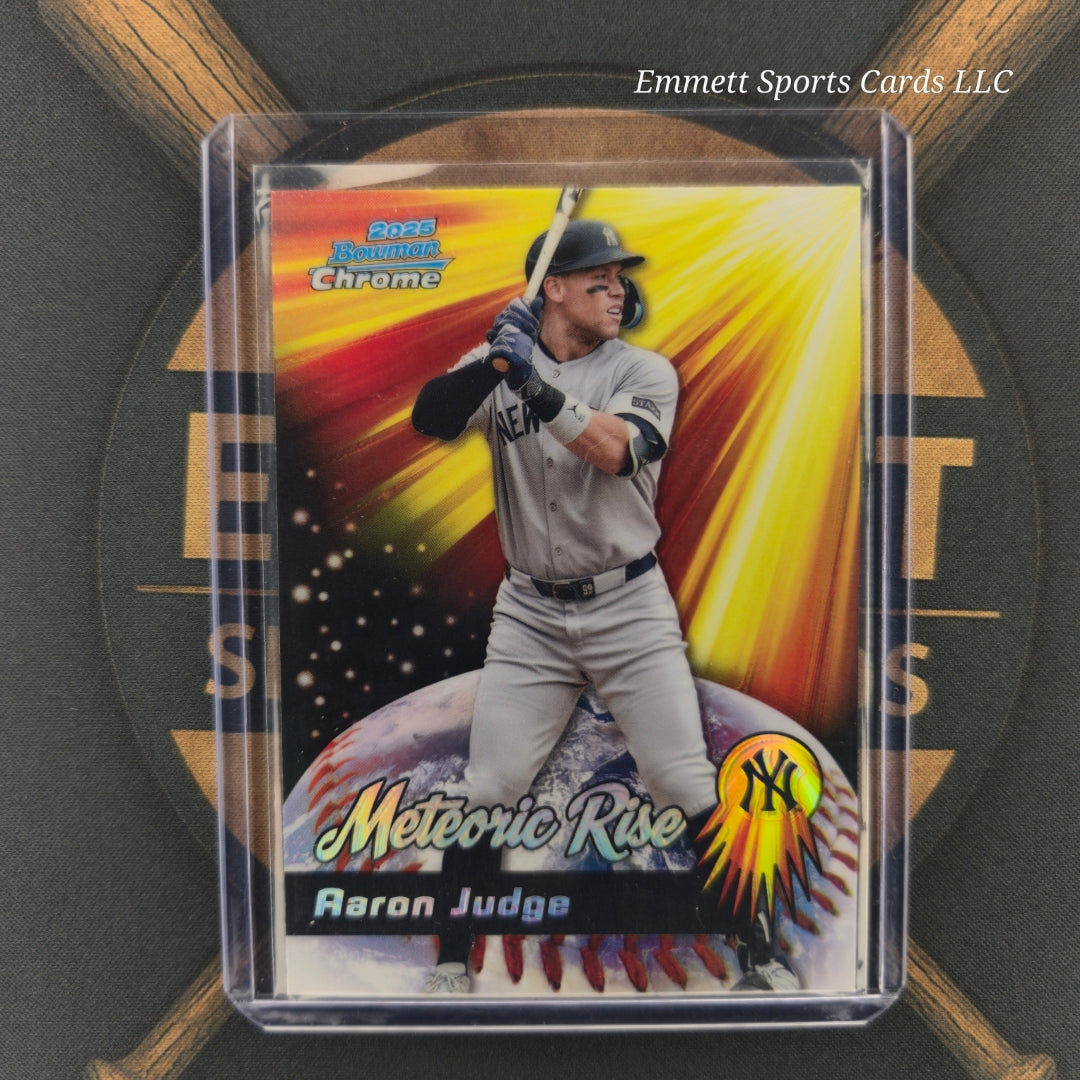 2025 Bowman Chrome Aaron Judge Meteroic Rise Insert | The Break Room Cards-1