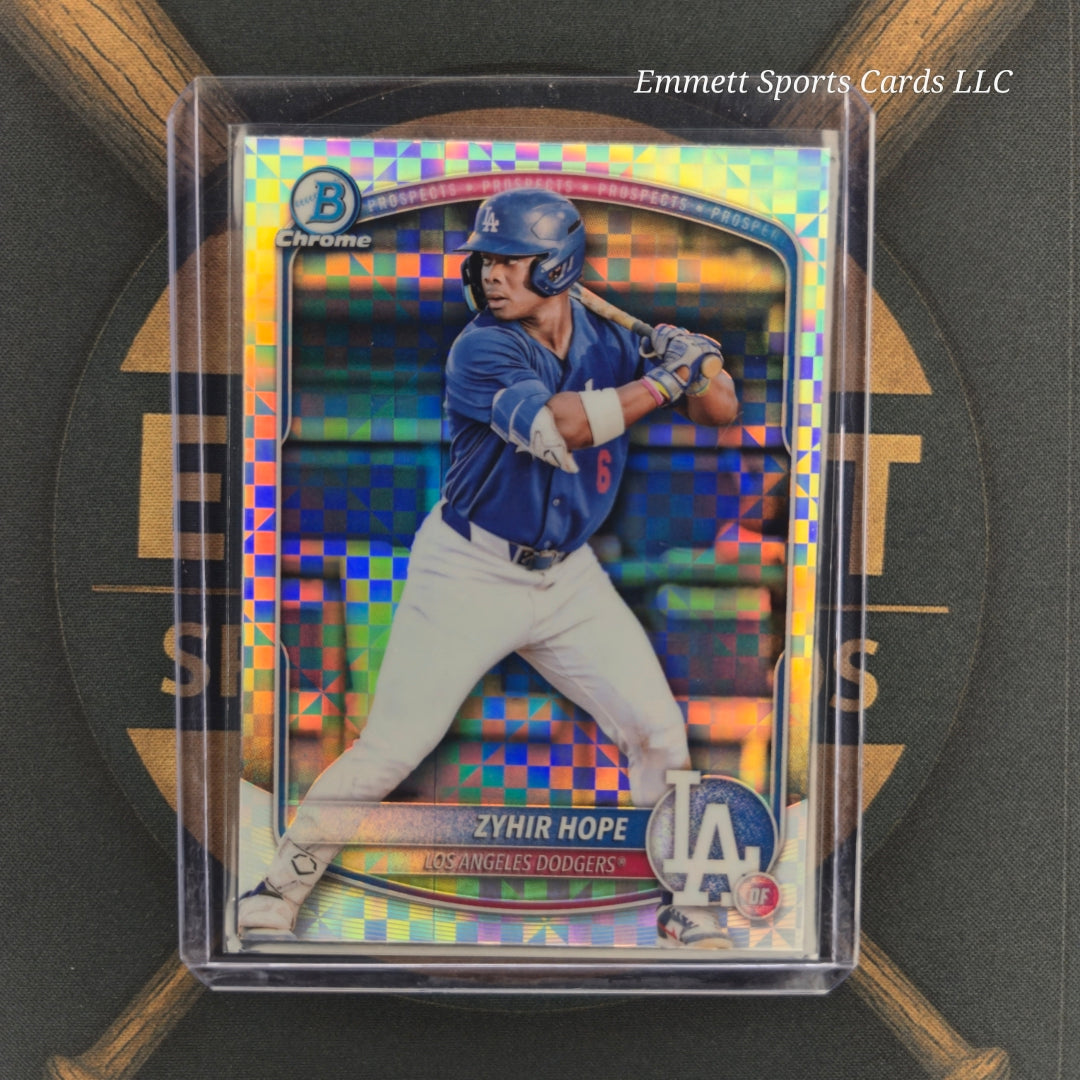 2025 Bowman Zyhir Hope X-Fractor | The Break Room Cards-1