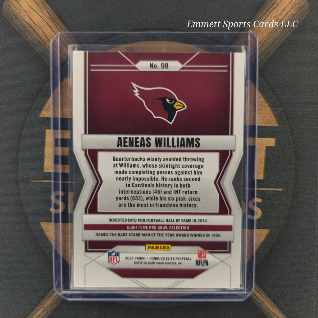 2025 Donruss Elite Aeneas Williams Metallic Orange /849 | The Break Room Cards-2