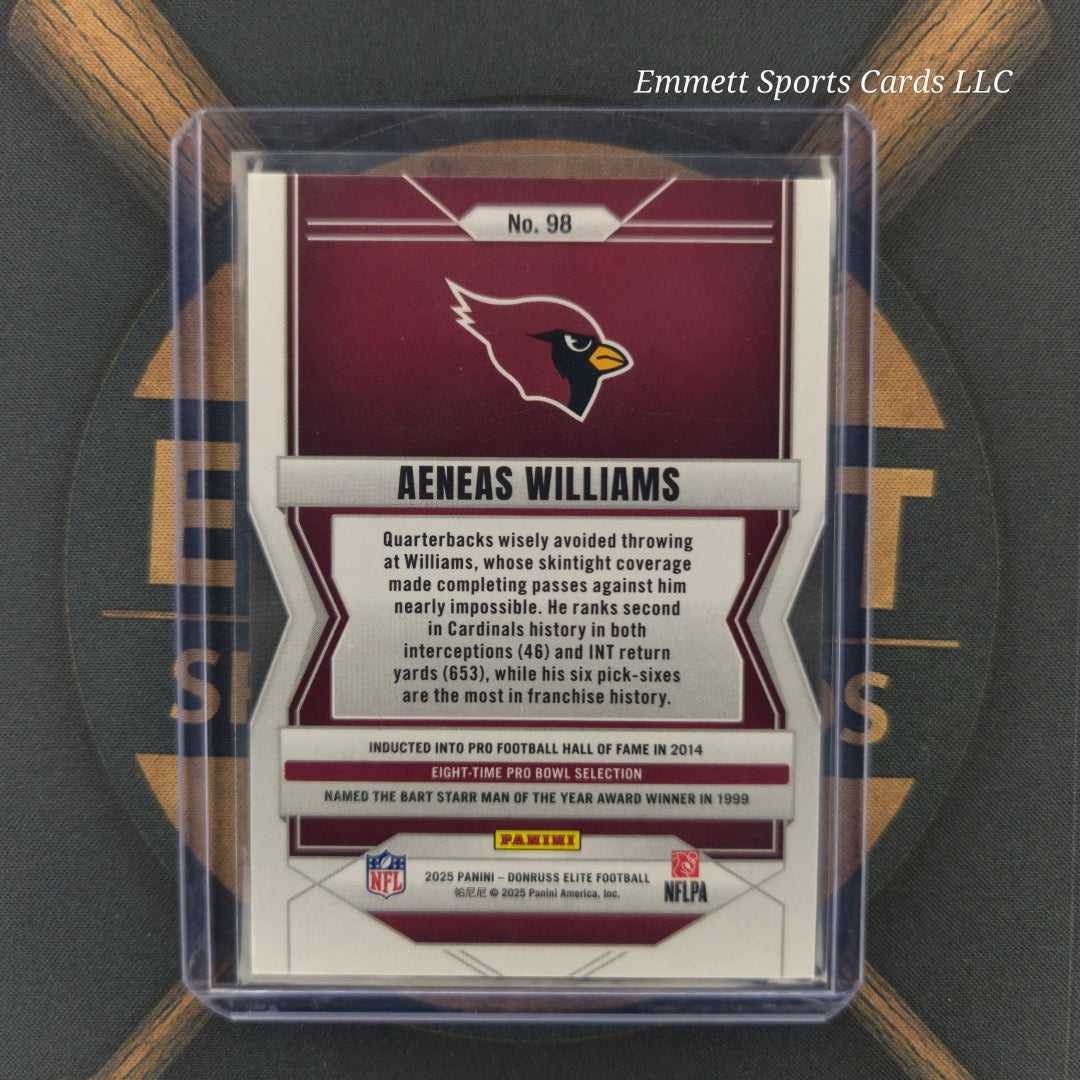 2025 Donruss Elite Aeneas Williams Metallic Orange /849 | The Break Room Cards-2