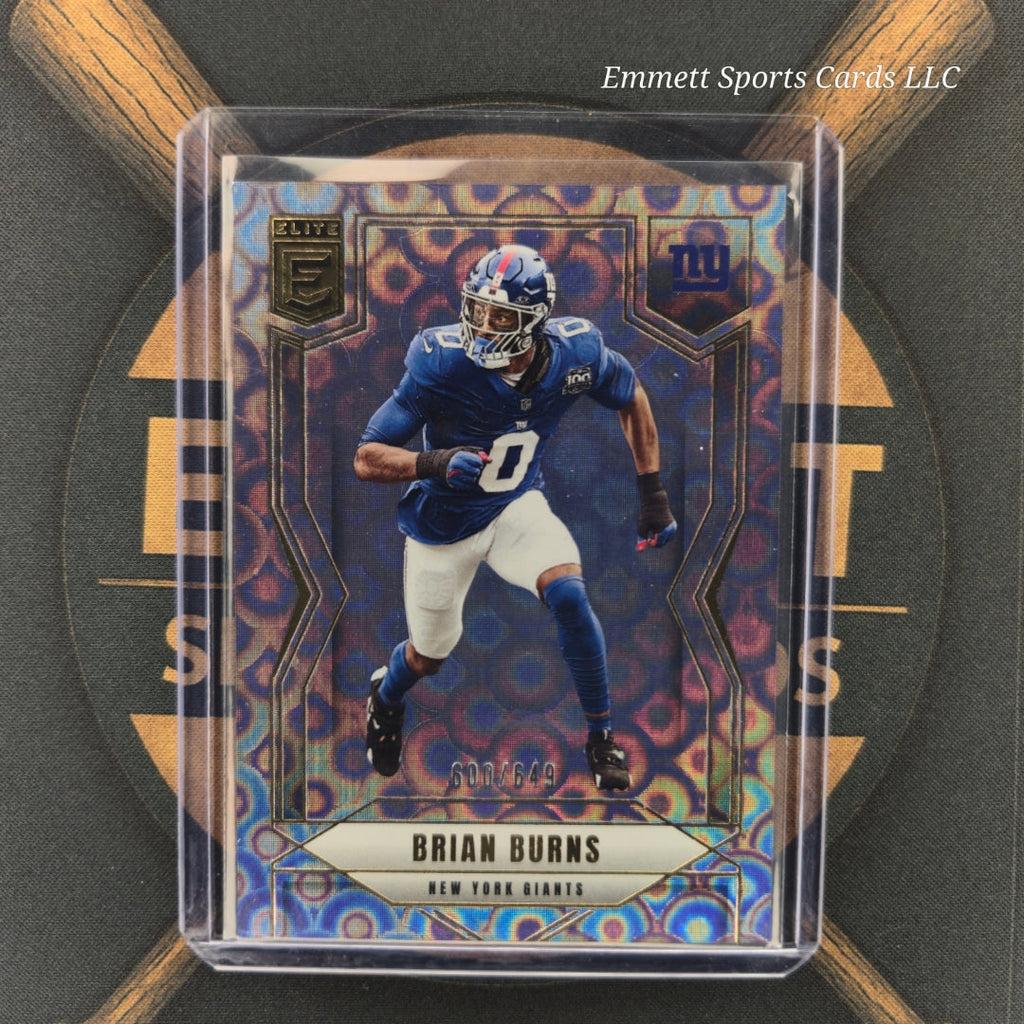 2025 Donruss Elite Brian Burns Lavender Pyramids /649 | The Break Room Cards-1