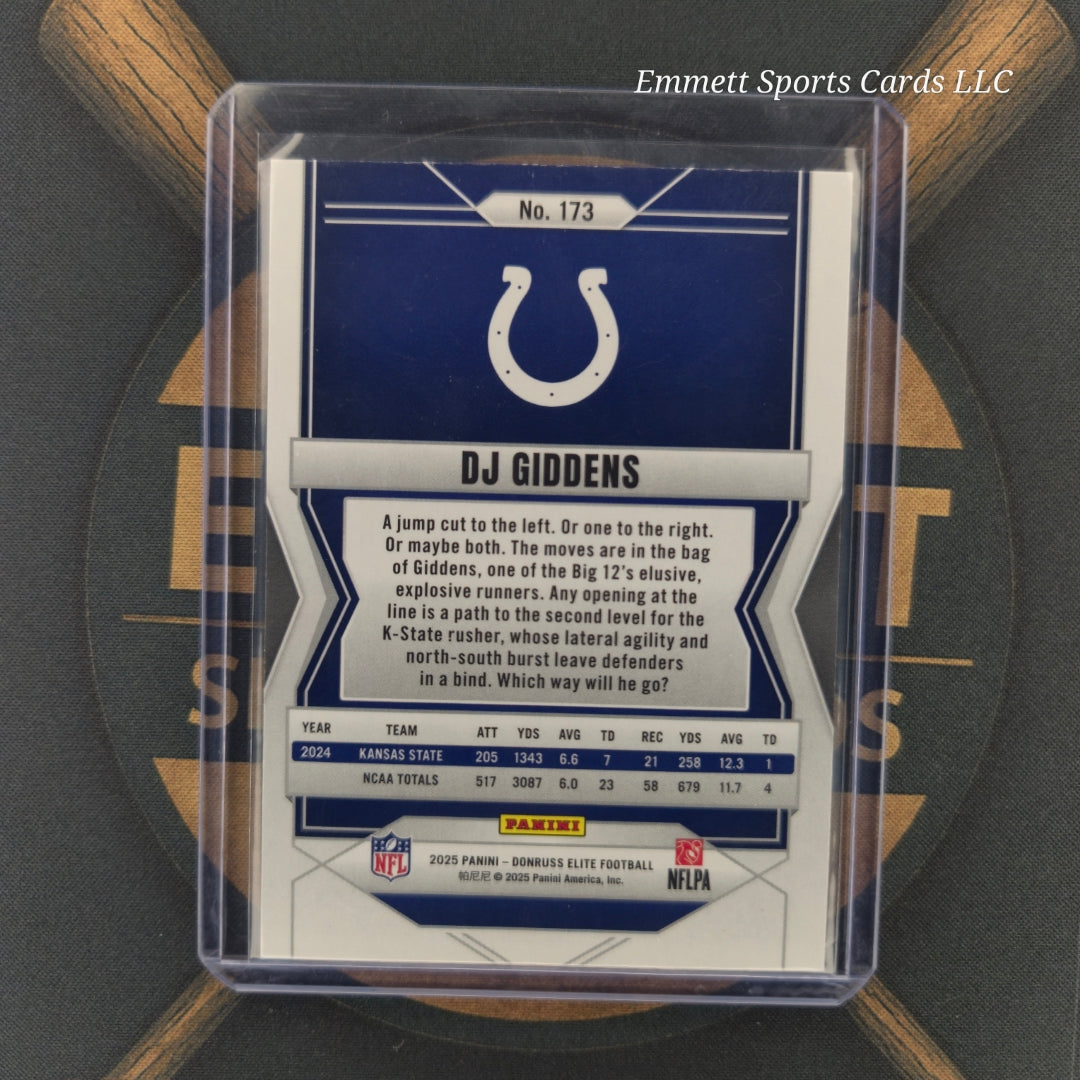 2025 Donruss Elite DJ Giddens Teal Matrix /499 | The Break Room Cards-2