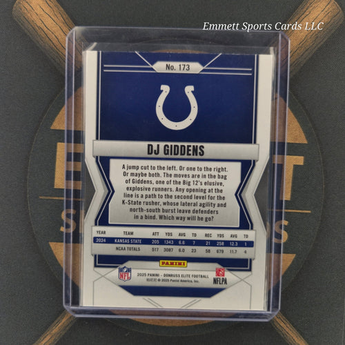 2025 Donruss Elite DJ Giddens Teal Matrix RC /499 | The Break Room Cards-2