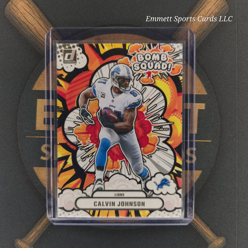 2025 Donruss Football Bomb Squad Calvin Johnson | The Break Room Cards-1