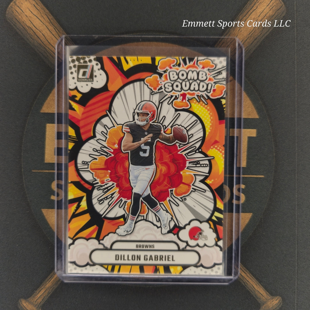 2025 Panini Donruss Dillon Gabriel Bomb Squad Insert | The Break Room Cards-1