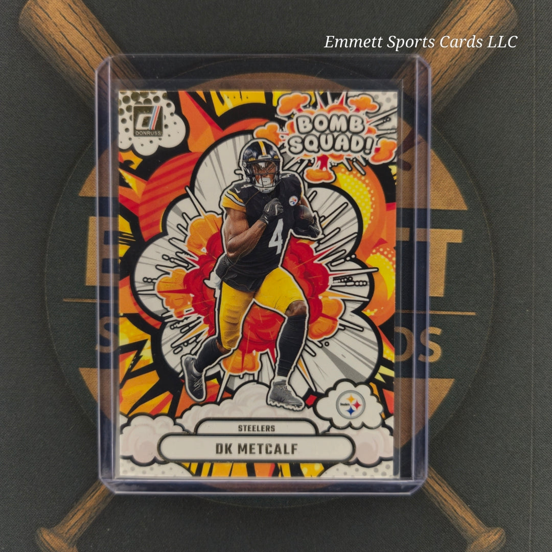 2025 Panini Donruss DK Metcalf Bomb Squad Insert | The Break Room Cards-1