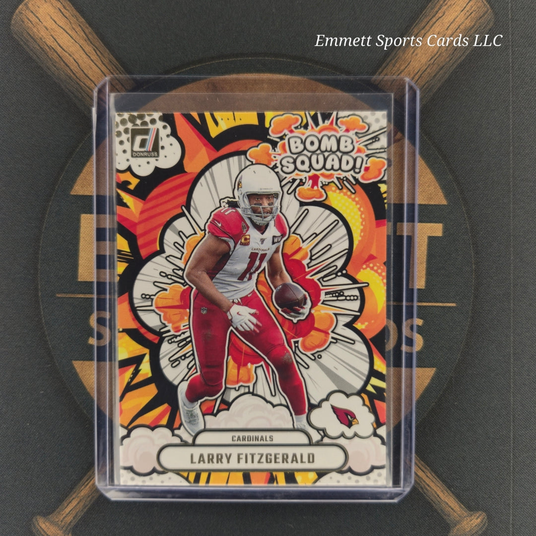 2025 Panini Donruss Larry Fitzgerald Bomb Squad Insert | The Break Room Cards-1