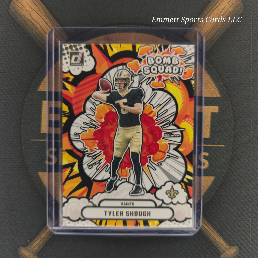 2025 Panini Donruss Tyler Shough Bomb Squad Insert | The Break Room Cards-1