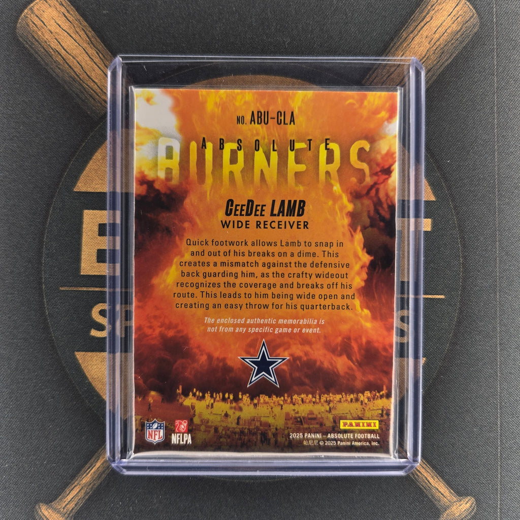 2025 Panini Absolute CeeDee Lamb Burners  |The Break Room Cards™-2