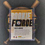 2025 Panini Absolute Kaleb Johnson Rookie Force Patch | The Break Room Cards™-1-2