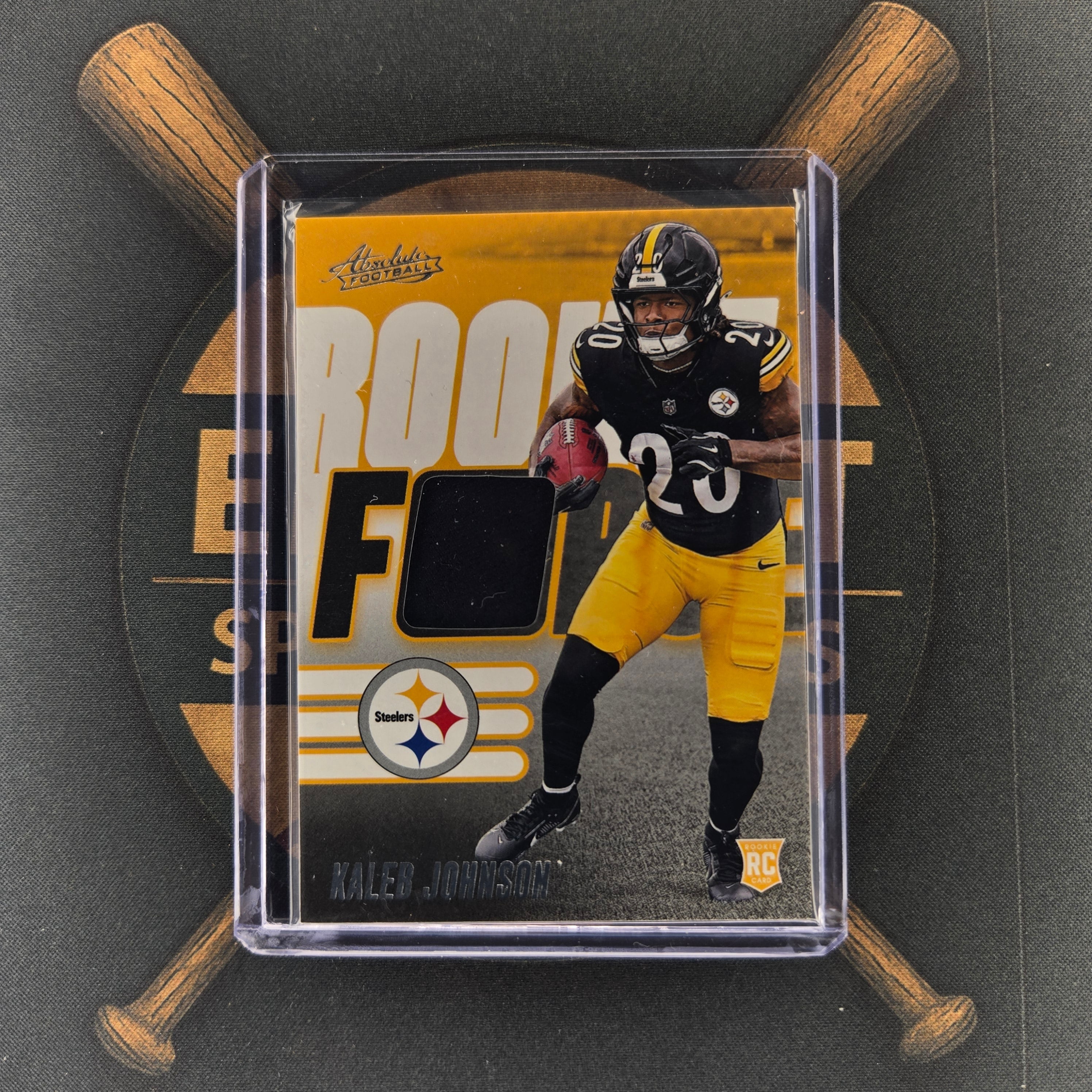 2025 Panini Absolute Kaleb Johnson Rookie Force Patch | The Break Room Cards™-1